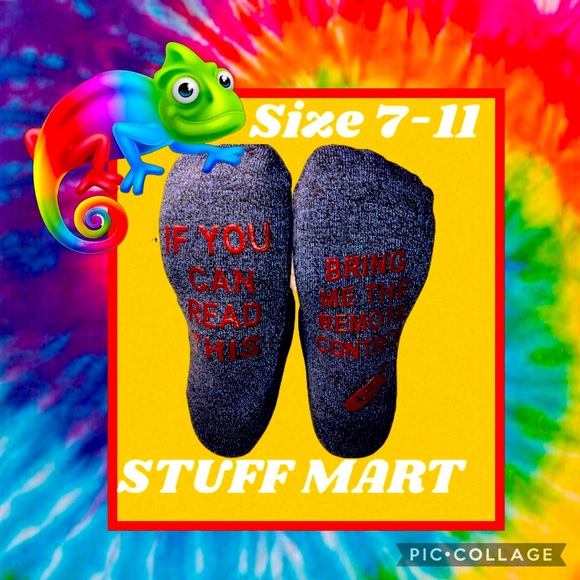 3/$25 MENS QUOTE SAYINGS SOCKS IF YOU CAN READ THIS BRING ME REMOTE SIZE… - Picture 7 of 8